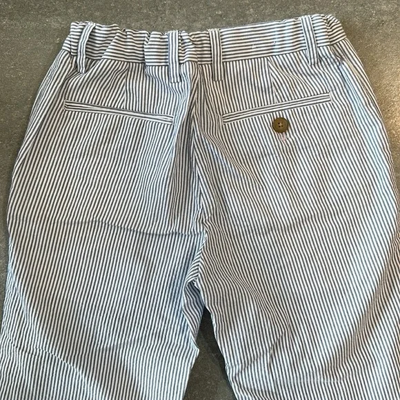 Crewcuts Boys’ Thompson Seersucker Blue/White Striped Pants - Picture 2 of 3